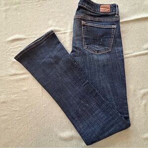 American Eagle Outfitters Dark Indigo Boot-Cut Jeans